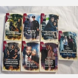 :* Lot of 7 Harlequin Series love Romance Suspense Mystery books Paperbacks used